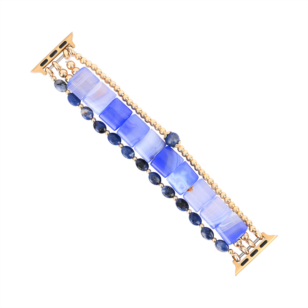 Bracelet extensible Apple Watch en sodalite Azure Dream