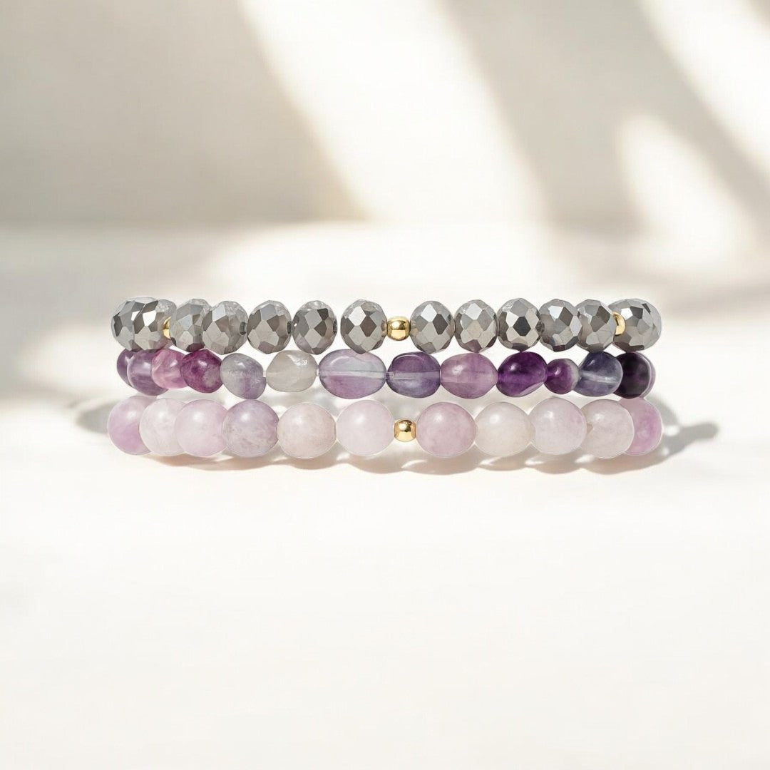 Bracelet Apple Watch Lepidolite Glow