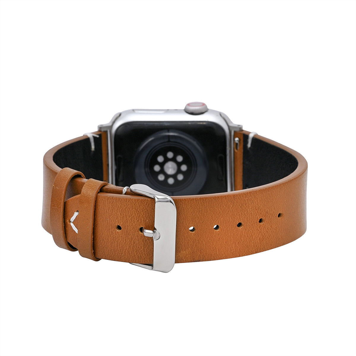 Bracelet Apple Watch en cuir marron pour homme