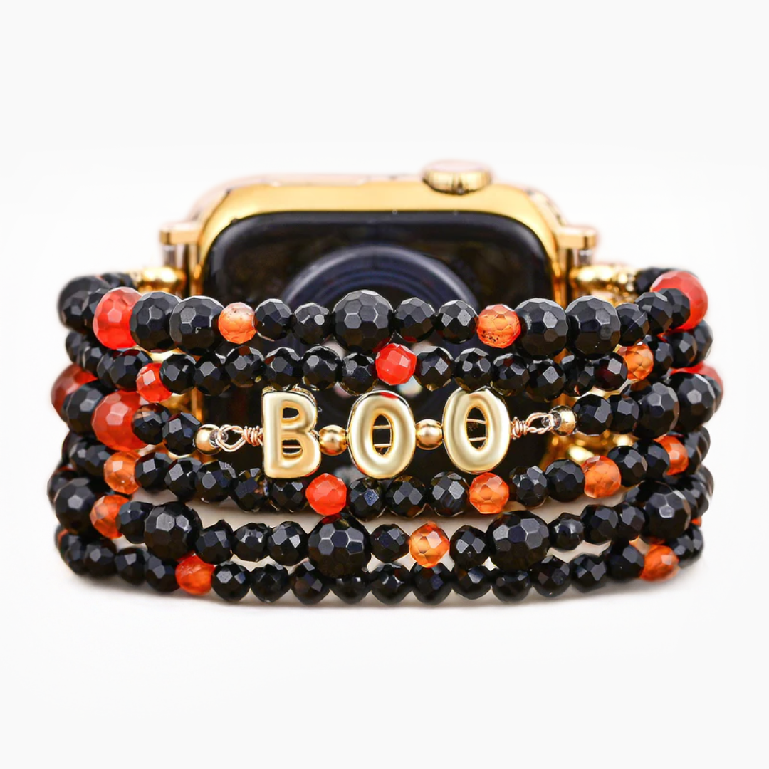 Bracelet Apple Watch Halloween Citrouille
