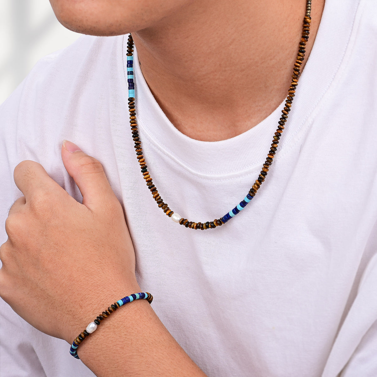 Bracelet en Terre de Cobalt pour Homme