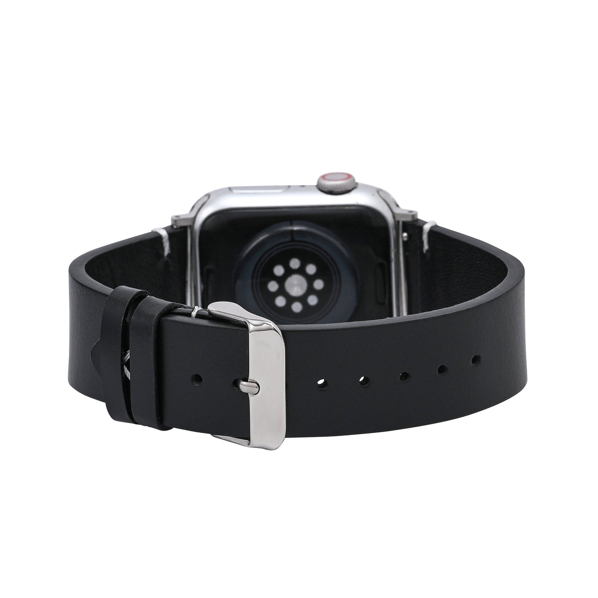Bracelet Apple Watch en cuir noir pour homme