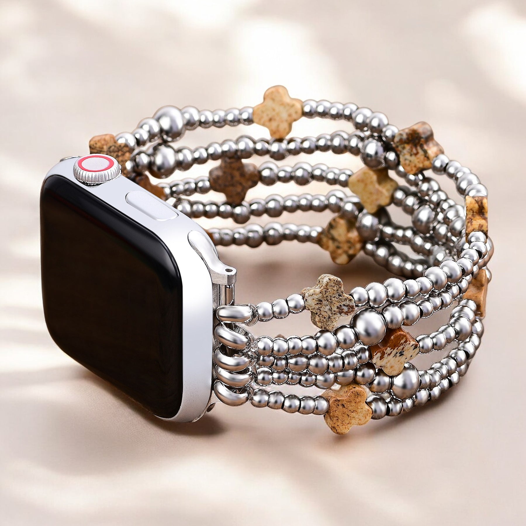 Bracelet Apple Watch Ethereal Sands Cross Stretch