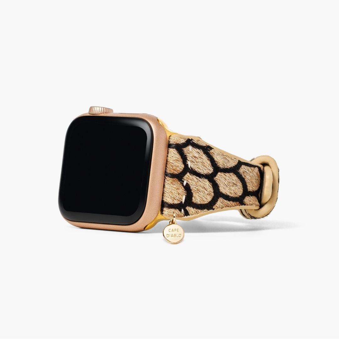 Bracelet Apple Watch en cuir Midnight Scales
