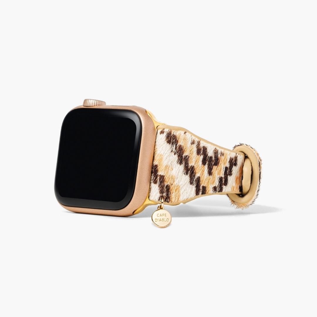Bracelet Apple Watch en cuir Ebony Escalade