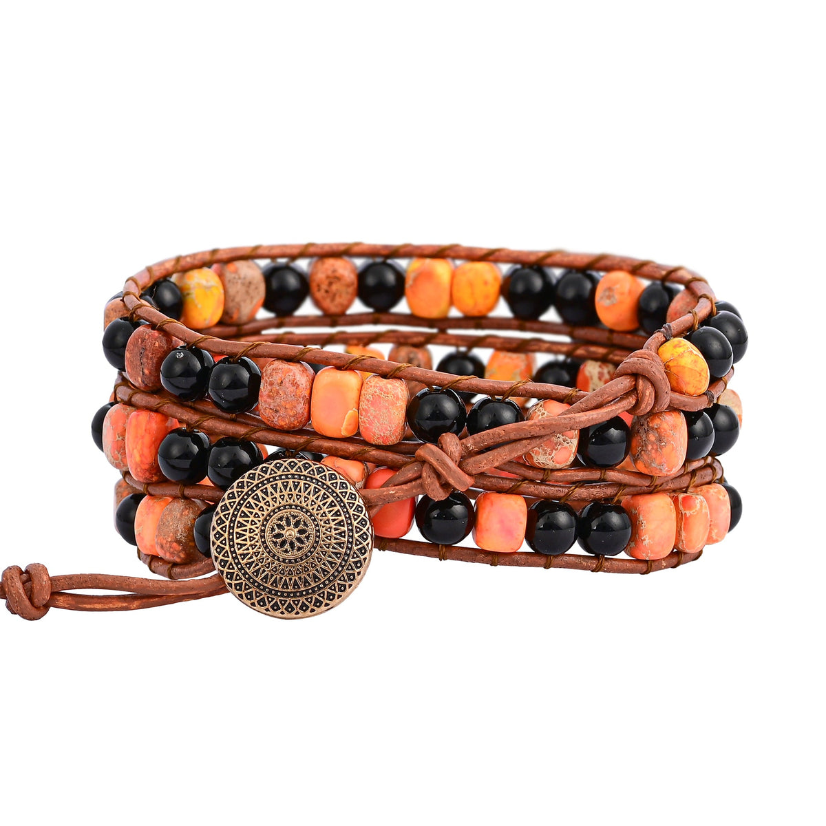 Bracelet en agate effrayante