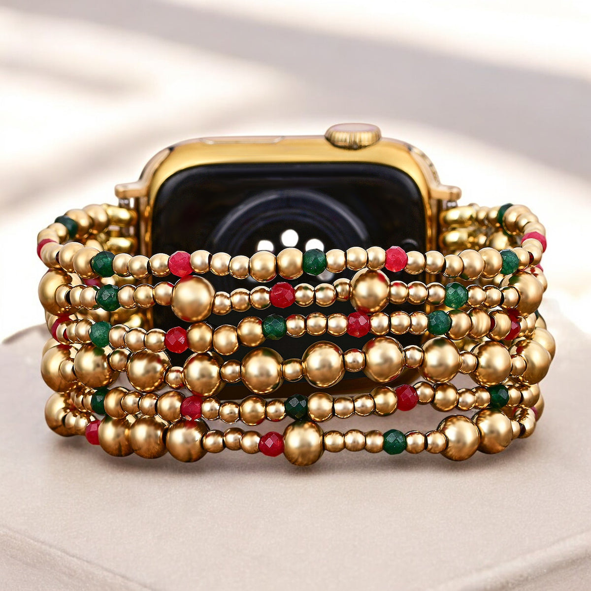 Bracelet Apple Watch Magie Or de Noël