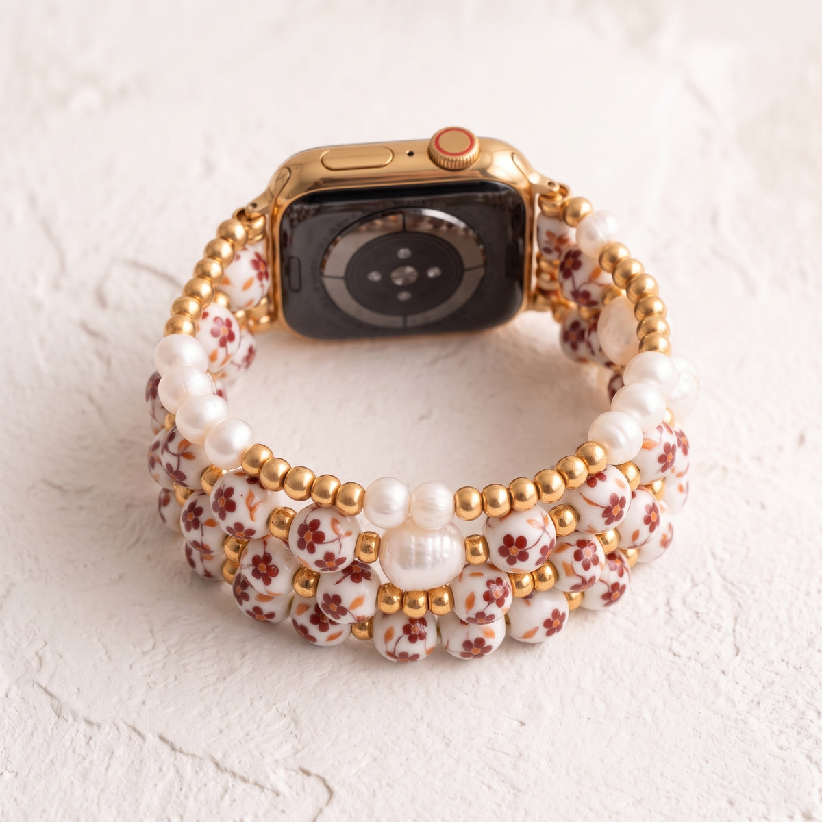 Bracelet Apple Watch Porcelain Garden Autumn Blossom