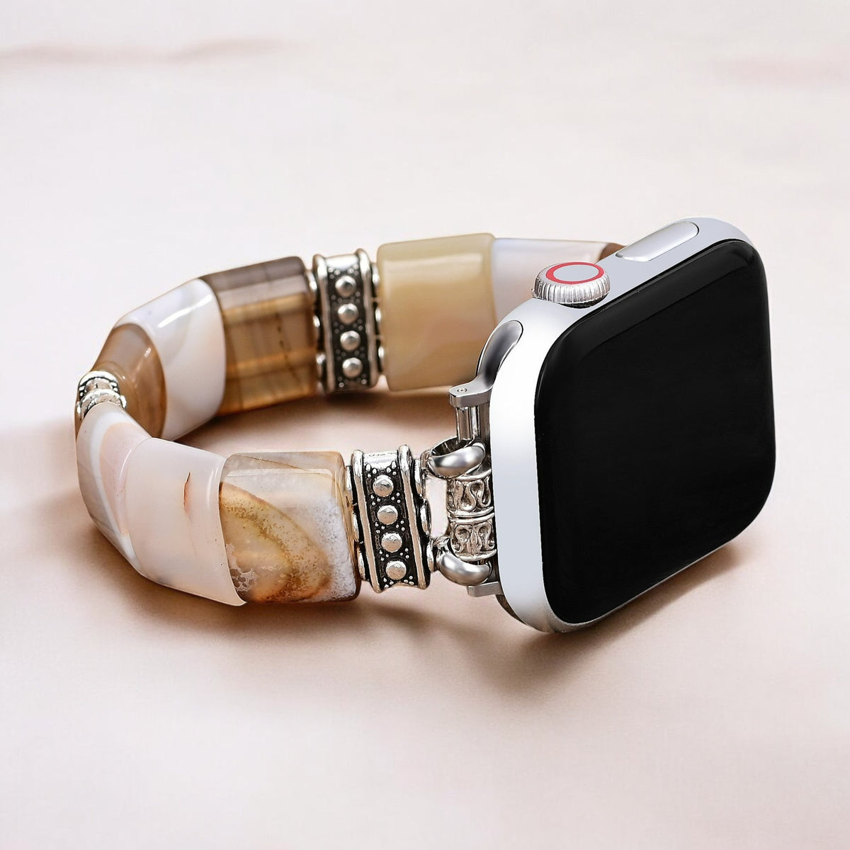 Bracelet extensible en agate Sacred Sands pour Apple Watch