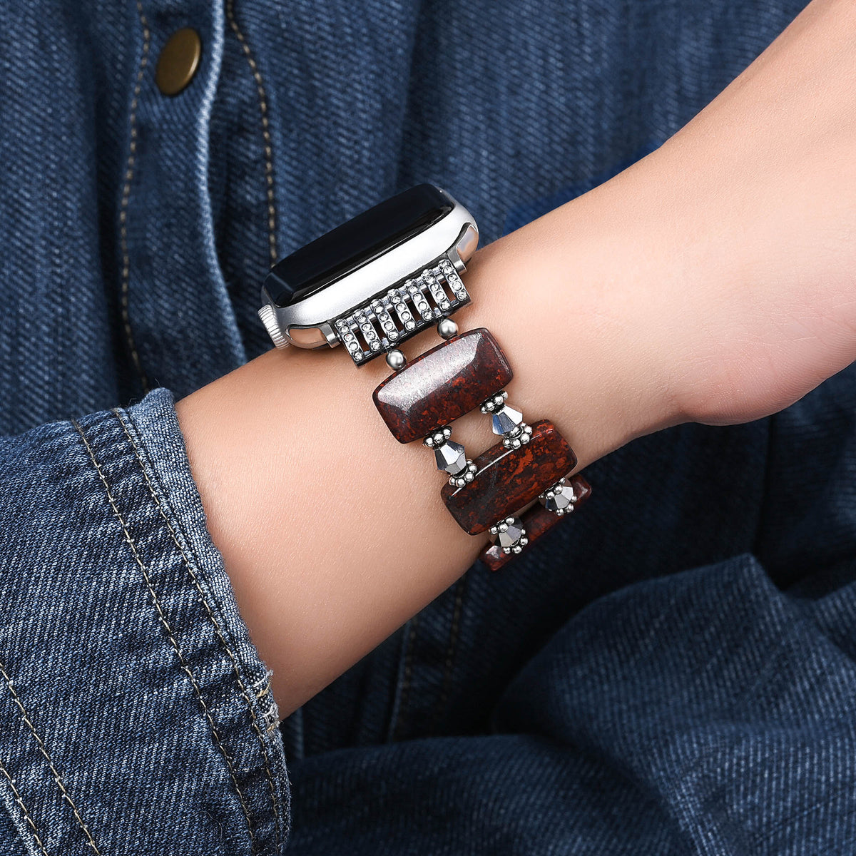 Bracelet extensible Rose Harmony Apple Watch