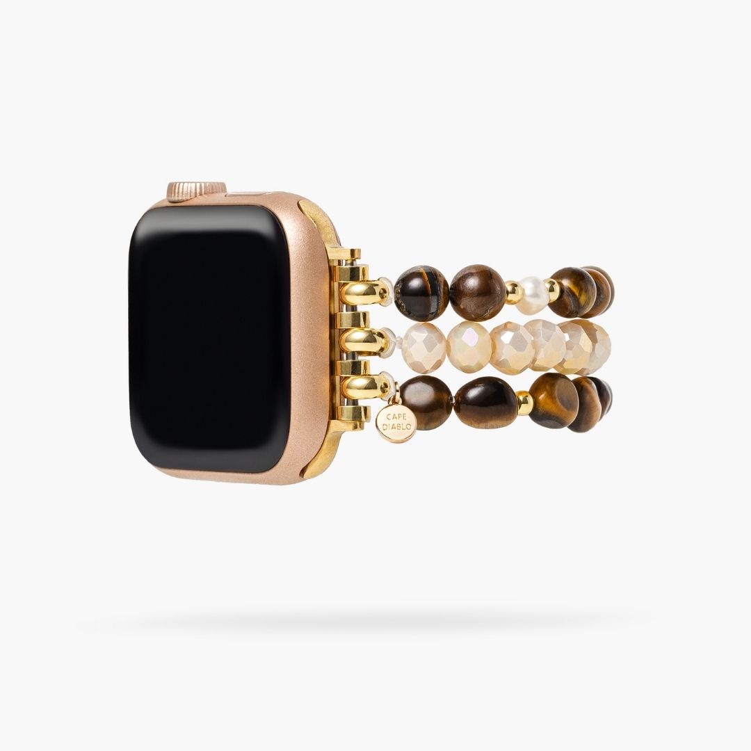 Bracelet Apple Watch Éclat Œil de Tigre