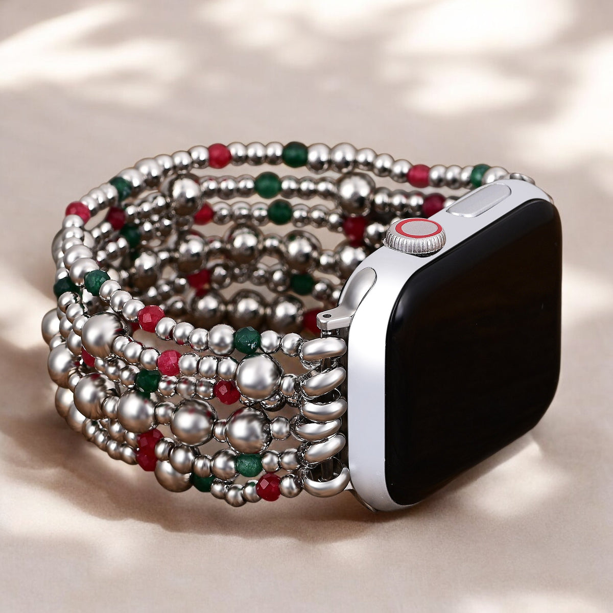 Bracelet Apple Watch Magie Argent de Noël