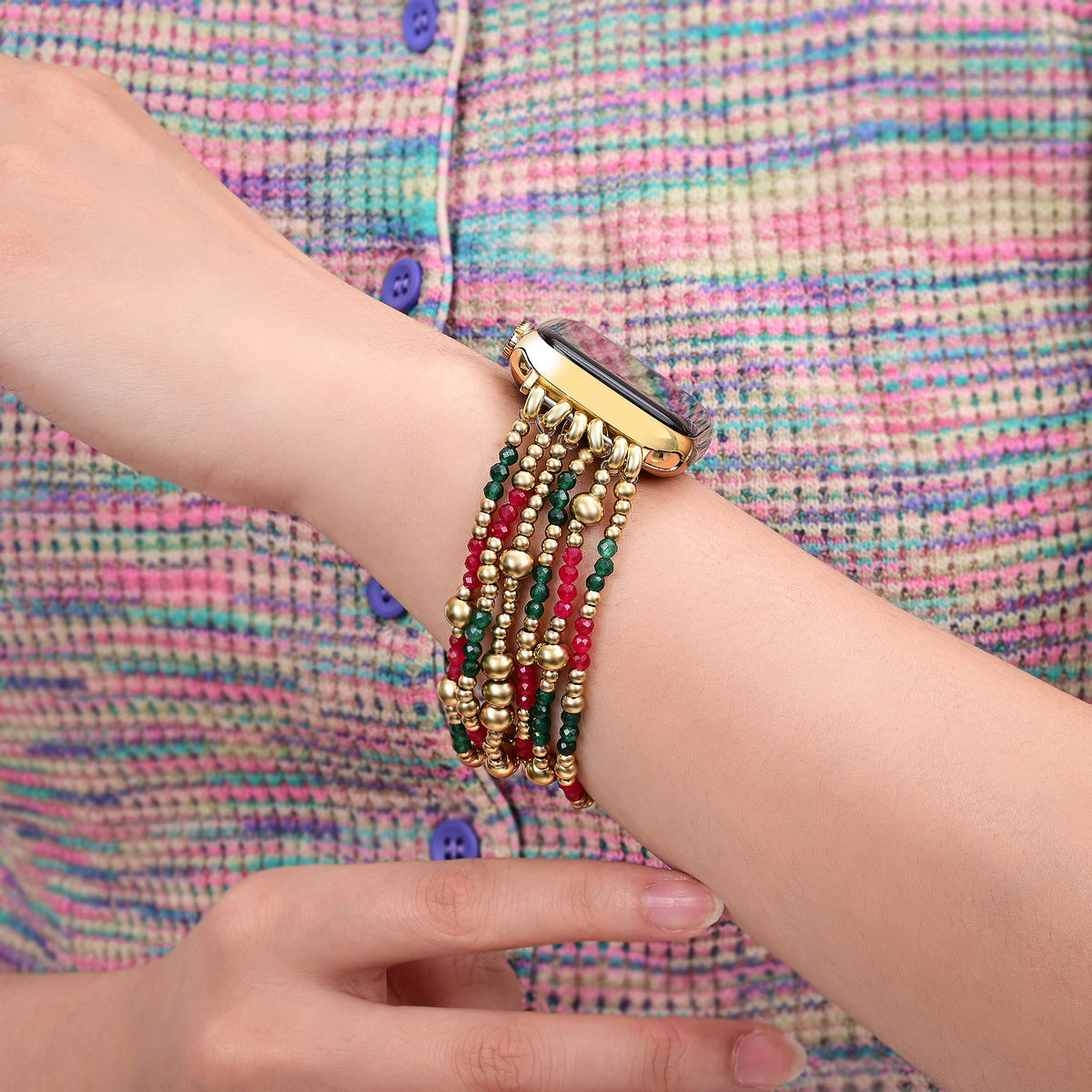 Bracelet Apple Watch Christmas Glow Stretch