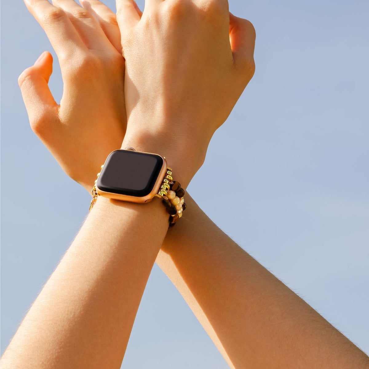 Bracelet Apple Watch Éclat Œil de Tigre