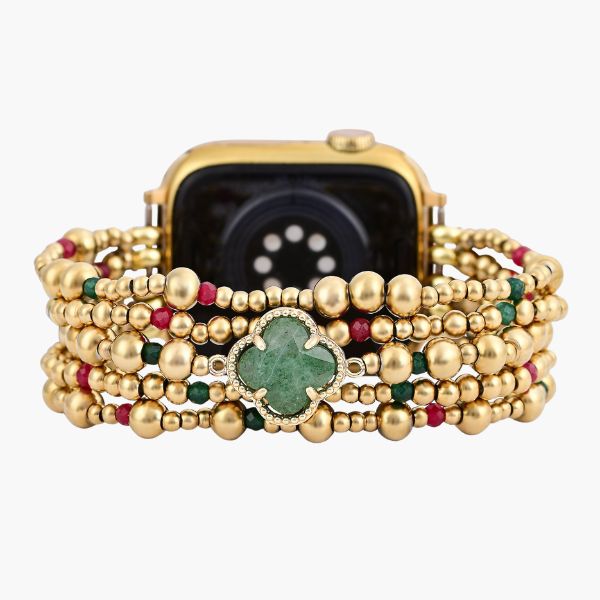 Bracelet extensible Merry Clover Gold pour Apple Watch