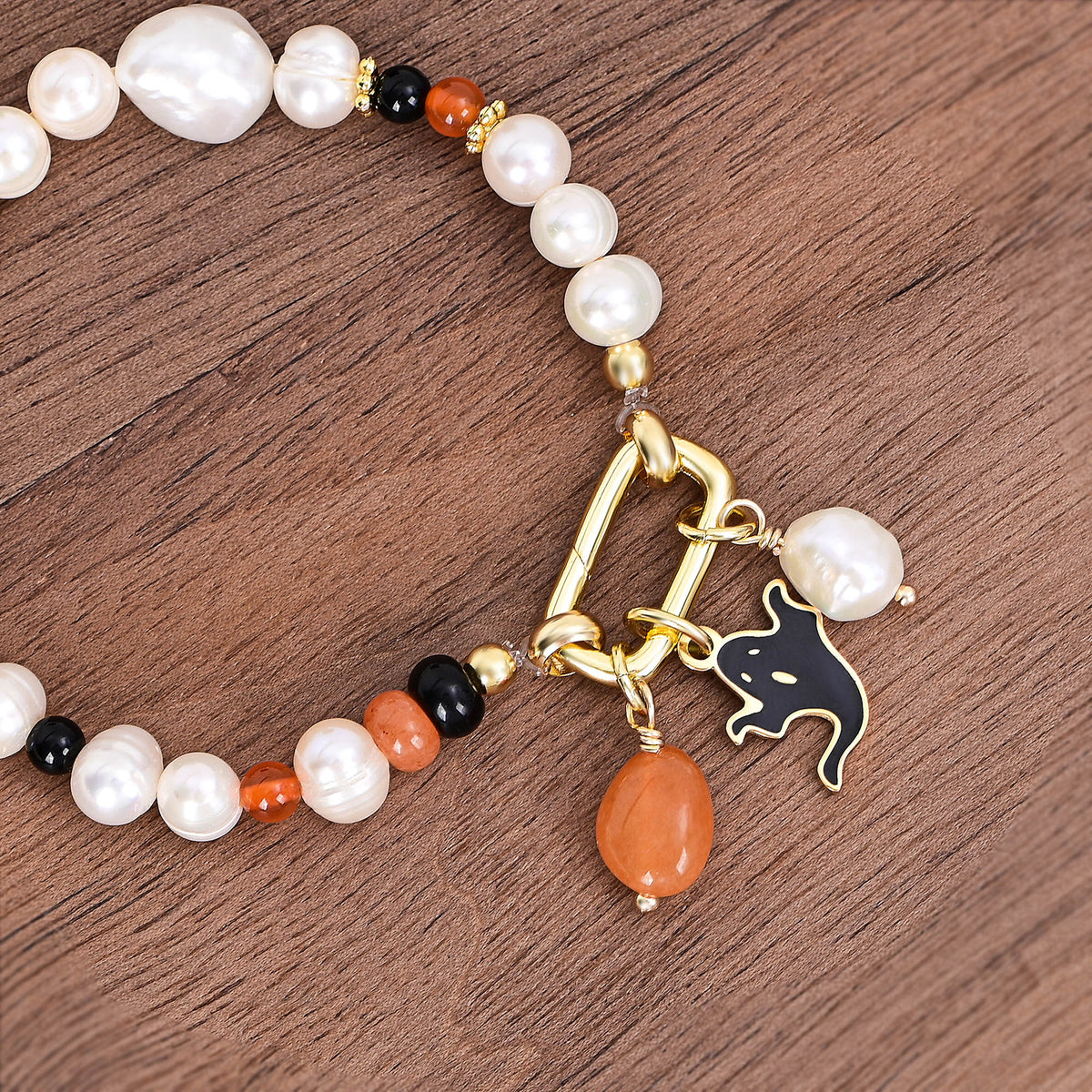 Bracelet perle éclat de Noël