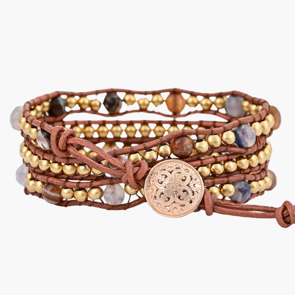 Bracelet enroulé Terra Glow