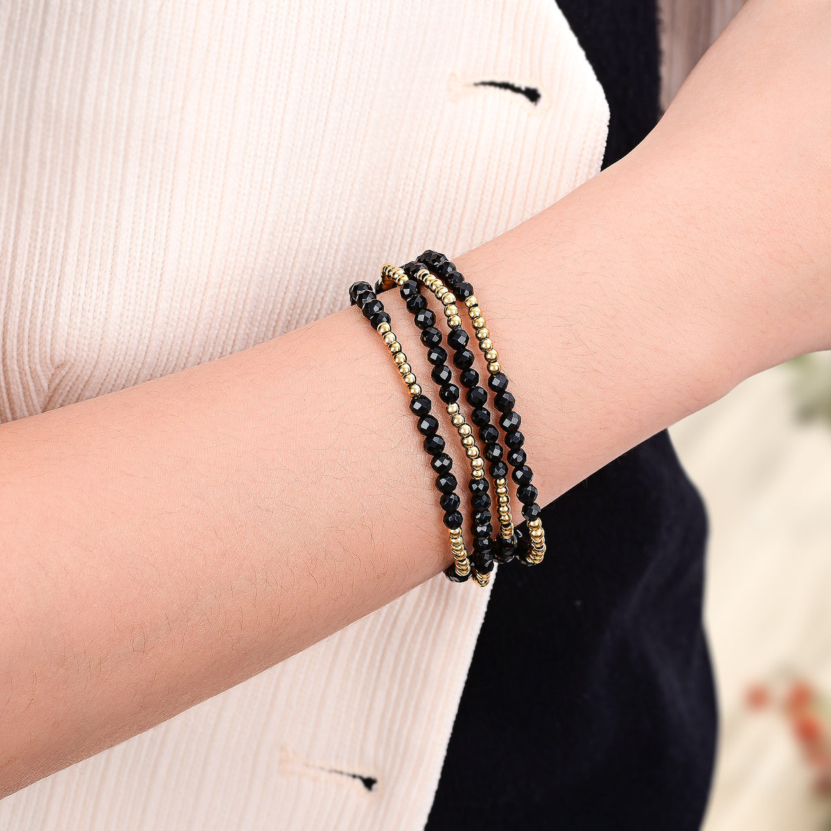 Ensemble de bracelets en lien de luxe