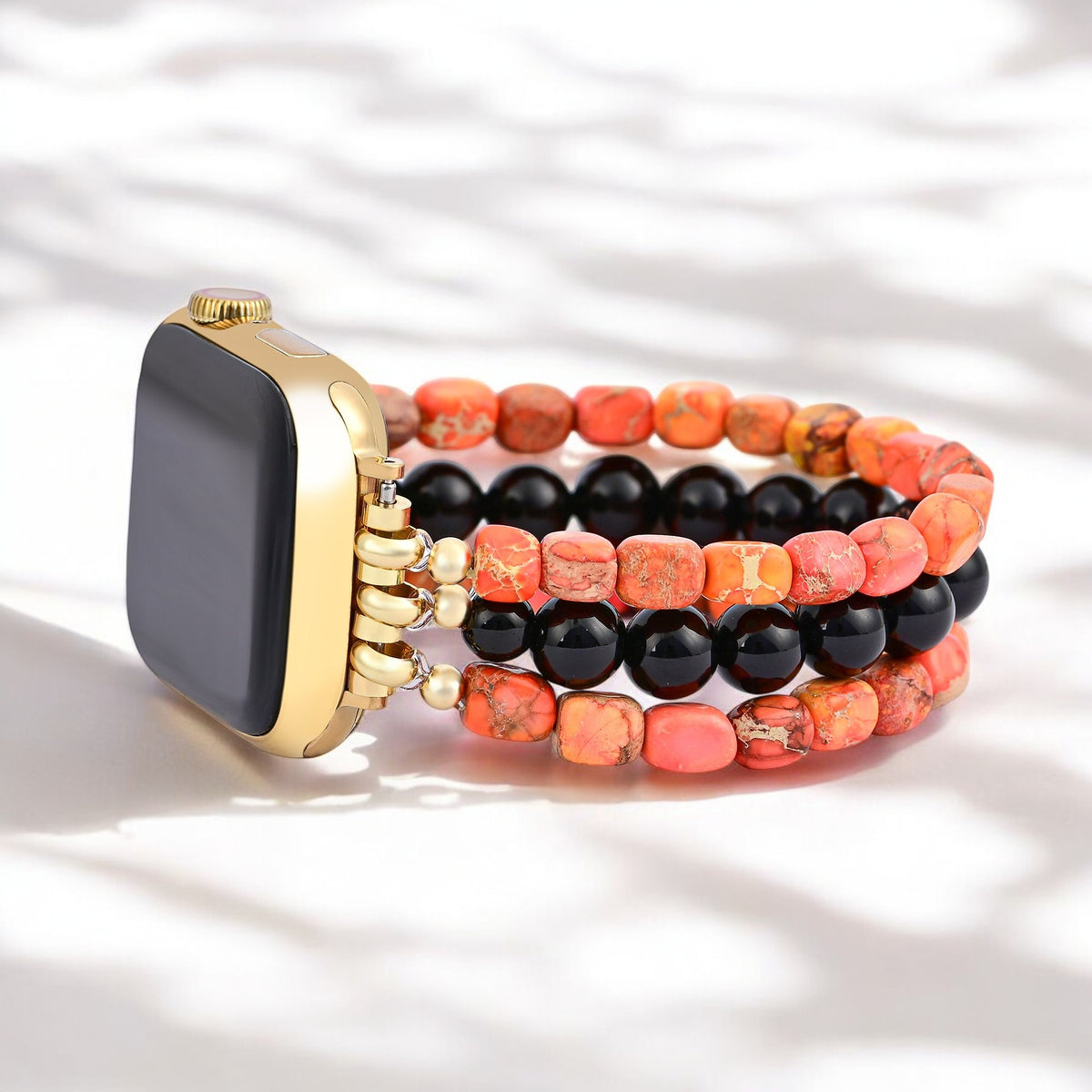 Bracelet en agate effrayante pour Apple Watch