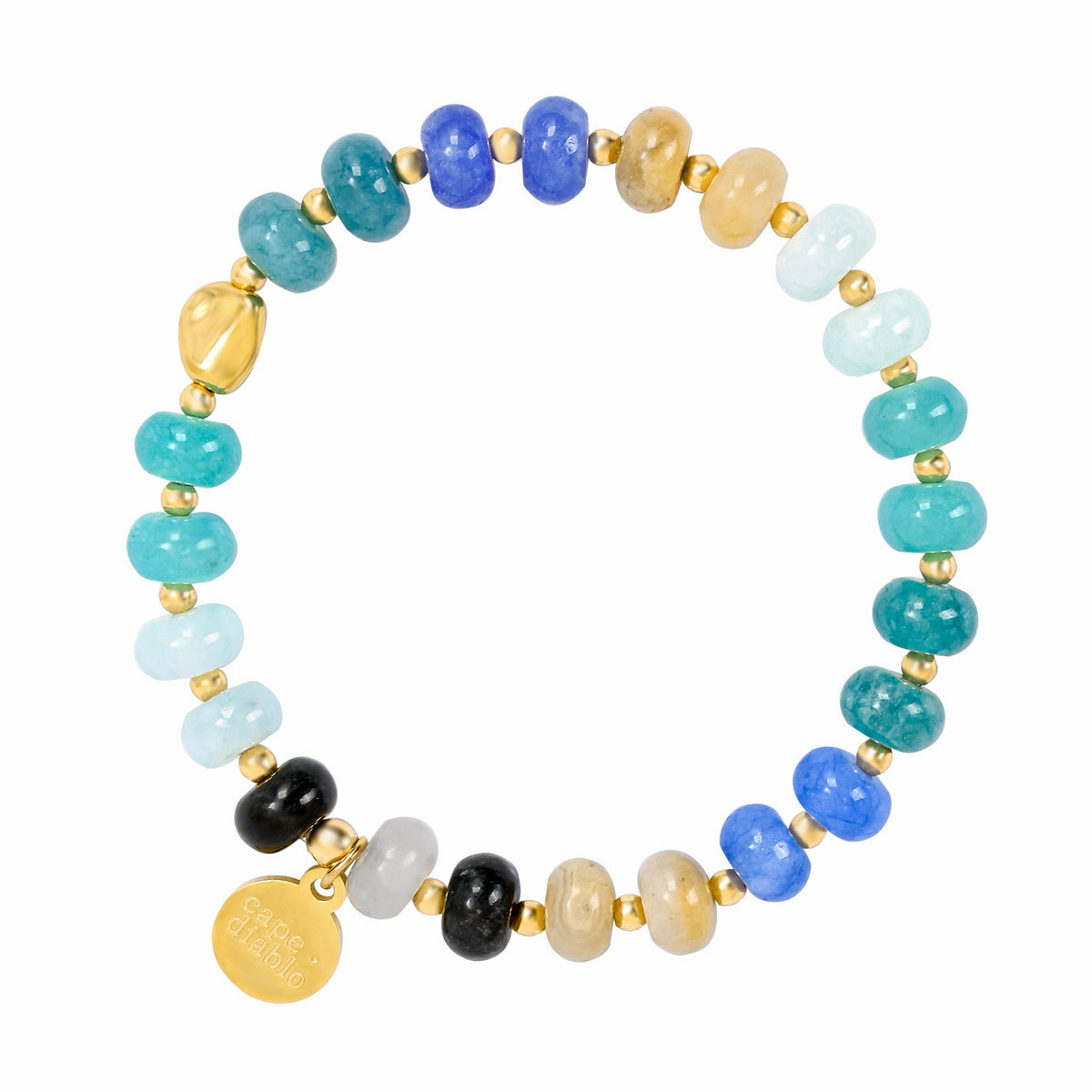 Bracelet Harmonie Jade Azur