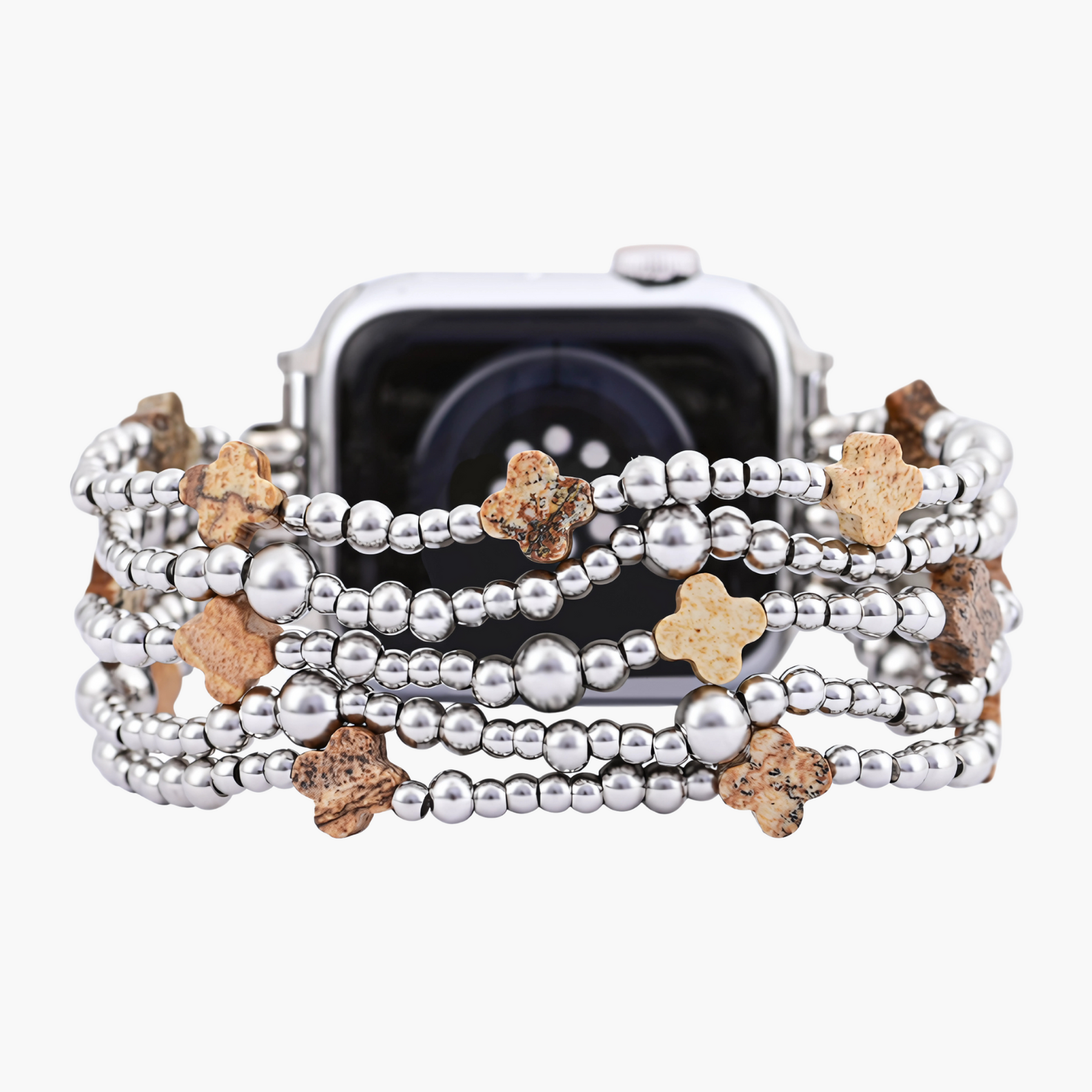 Bracelet Apple Watch Ethereal Sands Cross Stretch