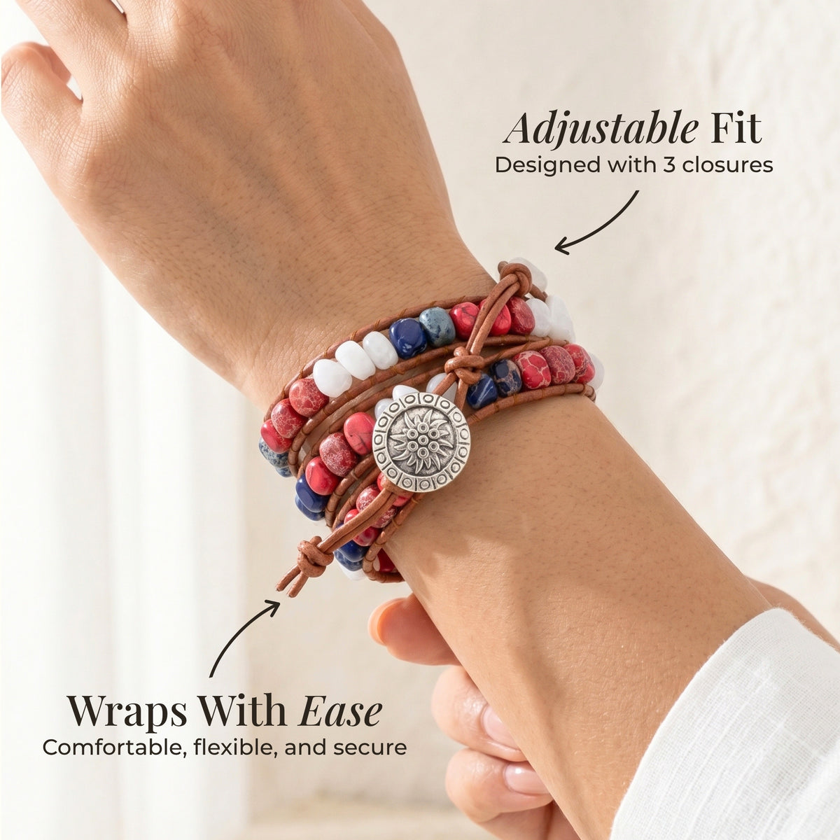 Bracelet enroulé Freedom Light