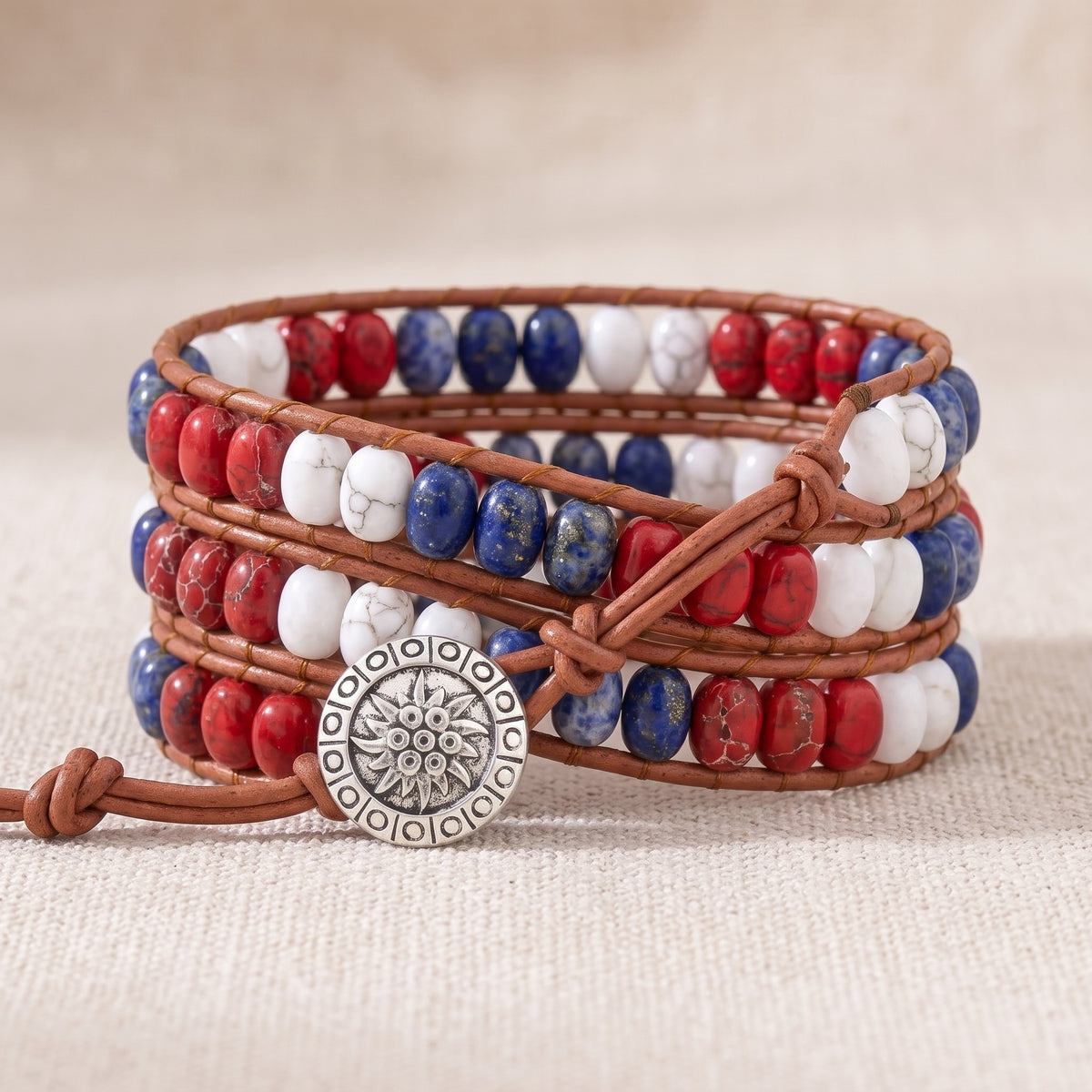 Bracelet perlé Britannia du Royaume-Uni