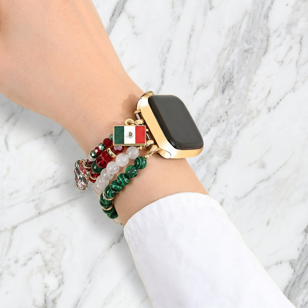 Bracelet extensible Viva México pour Apple Watch