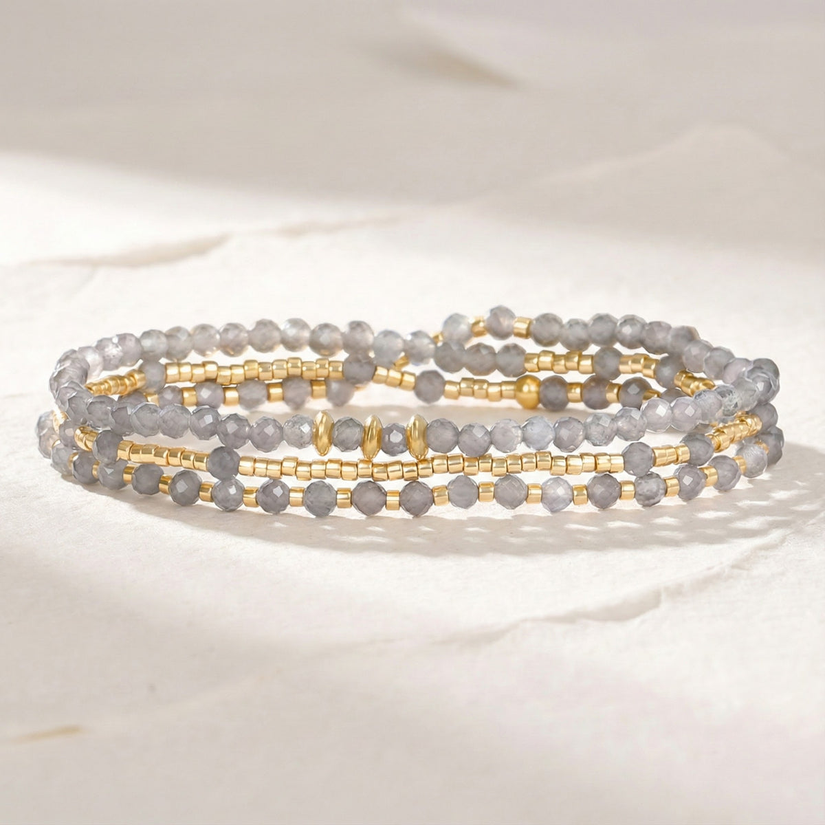 Smoky Moon Bracelet/Collier Multi-Style