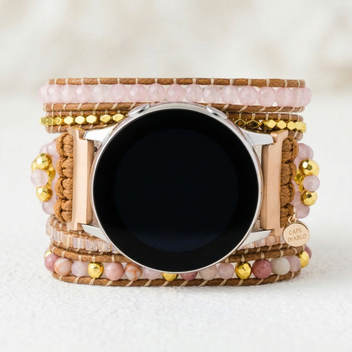 Bracelet Samsung Galaxy en quartz rose doré