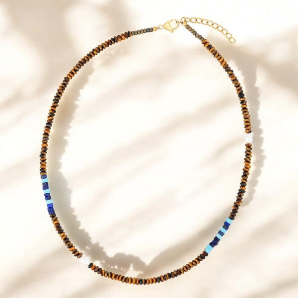 Collier en Terre de Cobalt pour Hommes