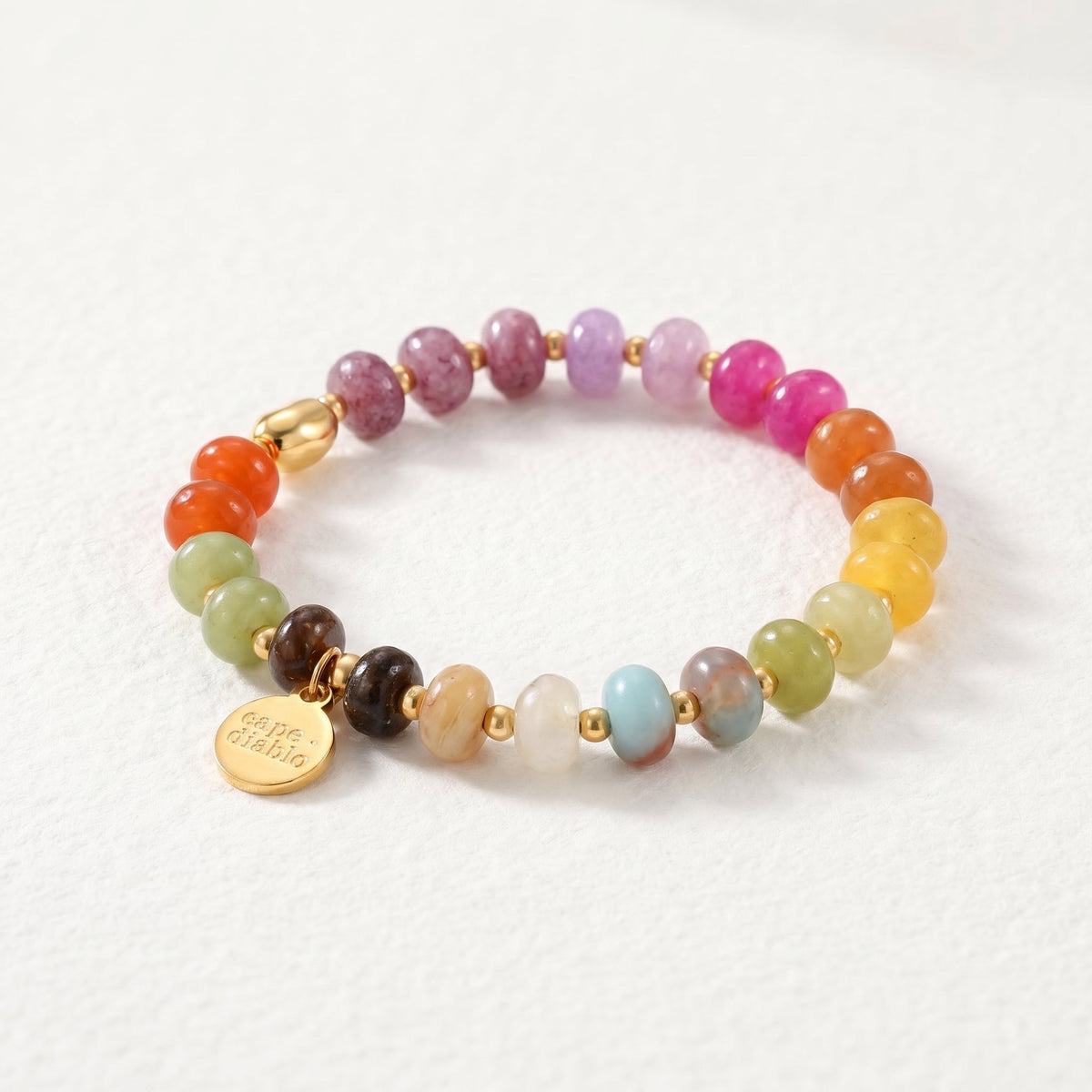 Bracelet Éclat Jade Aurora