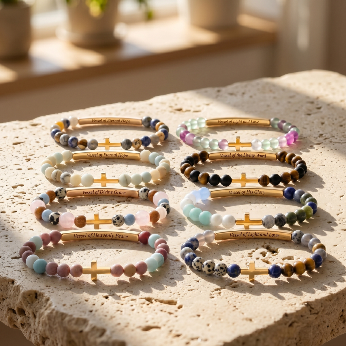 Bracelet Pastel Vessels of Purpose Message Secret