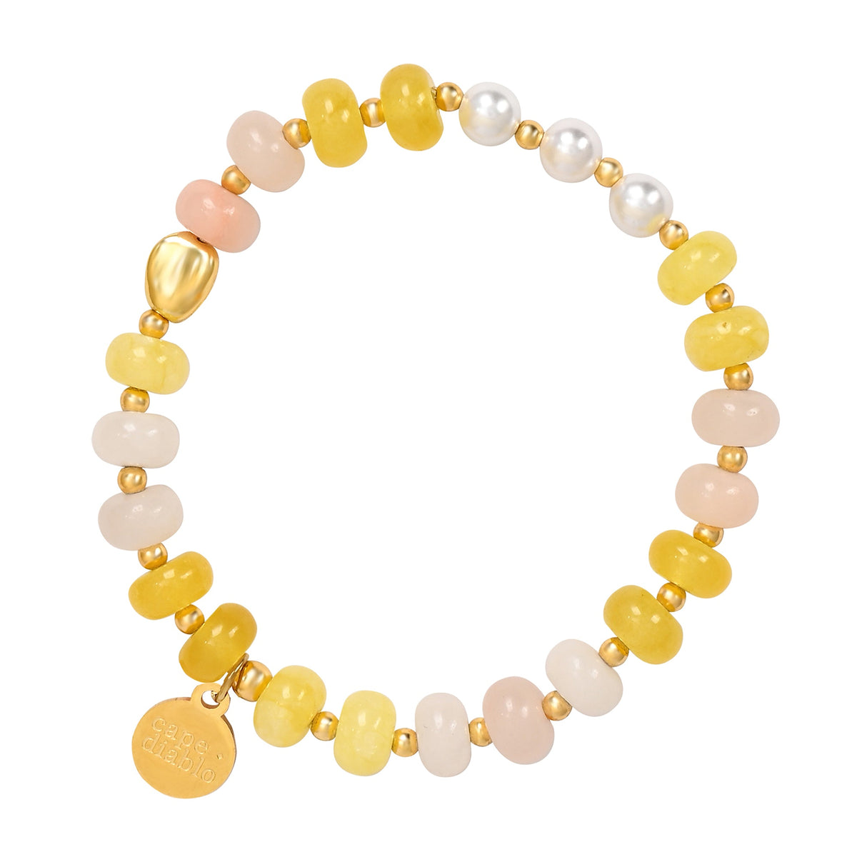 Bracelet Harmonie Jade Ensoleillé