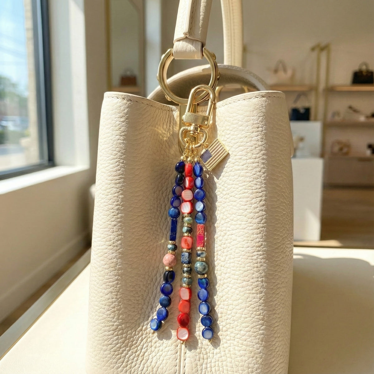 Pendentif de sac « Stars & Stripes » pour le 250e anniversaire de l’Amérique