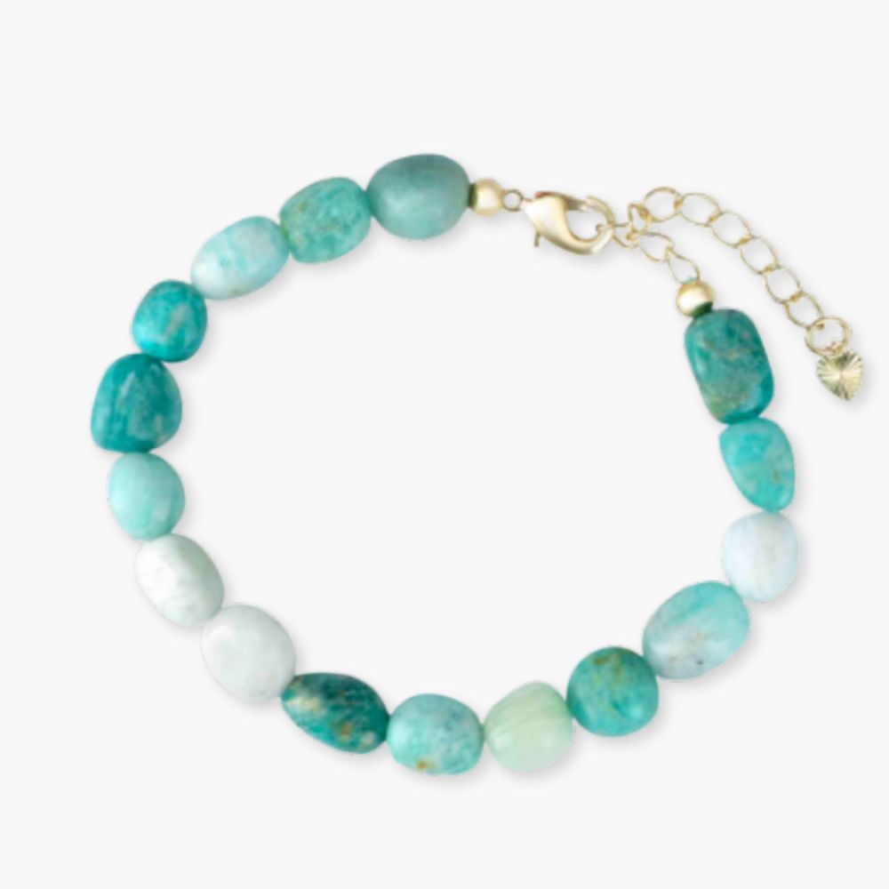Bracelet en Amazonite Maritime