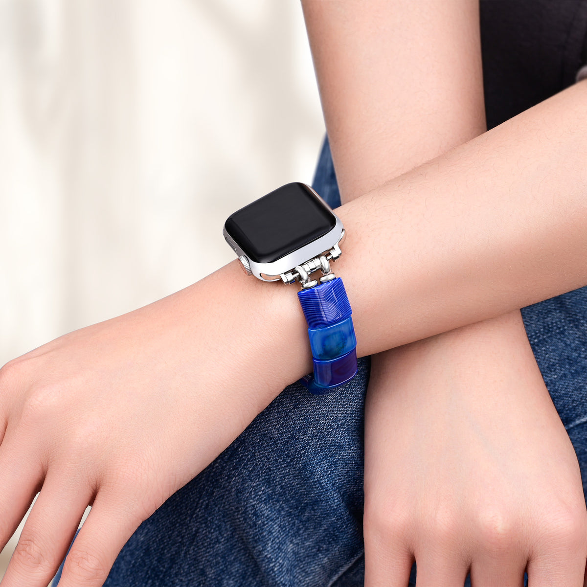 Bracelet extensible Oceanic Bliss pour Apple Watch