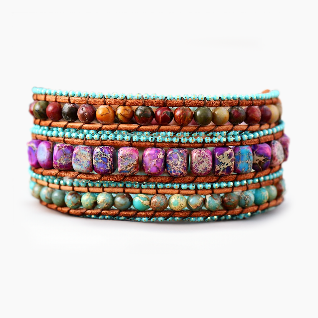 Bracelet enroulé Cœur Bohémien
