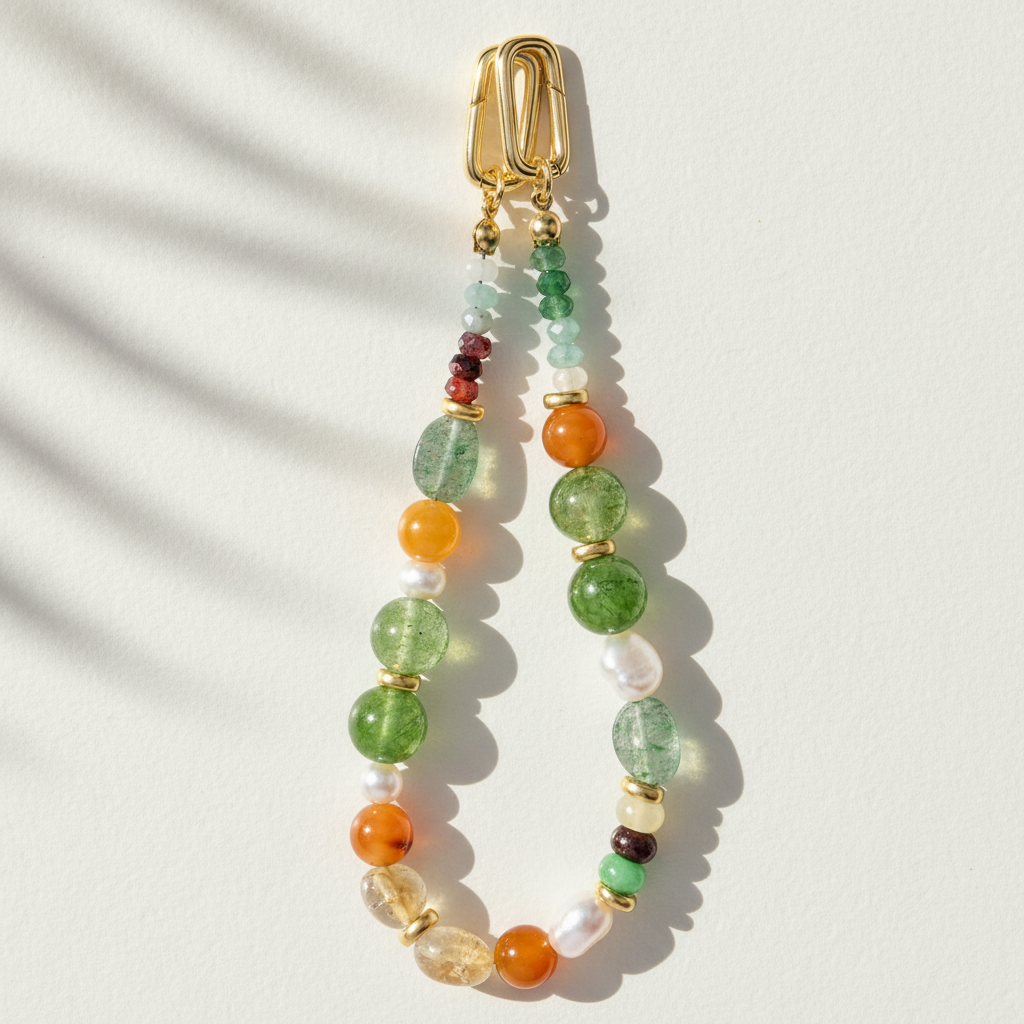 Charm de sac Harmonie en jade malaisien