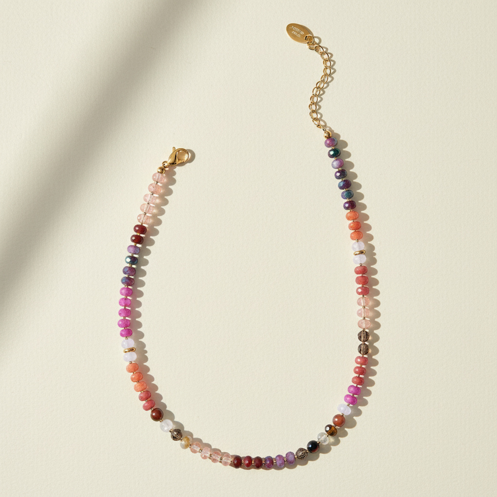 Collier Muse Pourpre