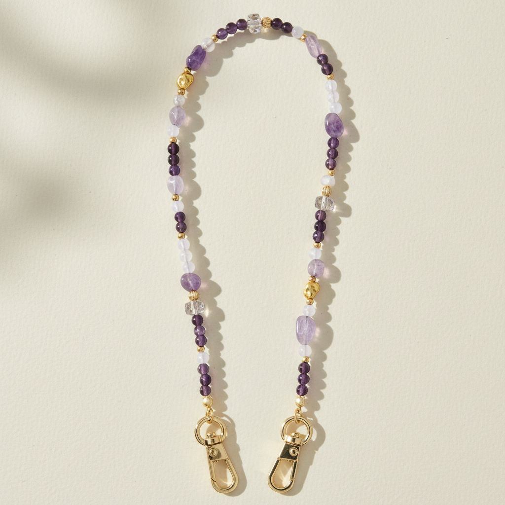Chaîne de téléphone Amethyst Glow