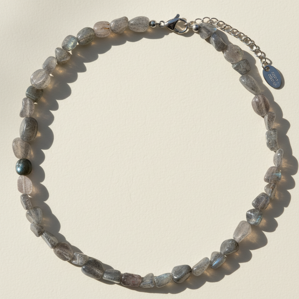 Collier Harmonie en Pierre de Labradorite