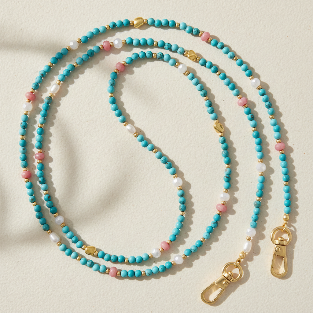 Chaîne de téléphone Howlite Horizon