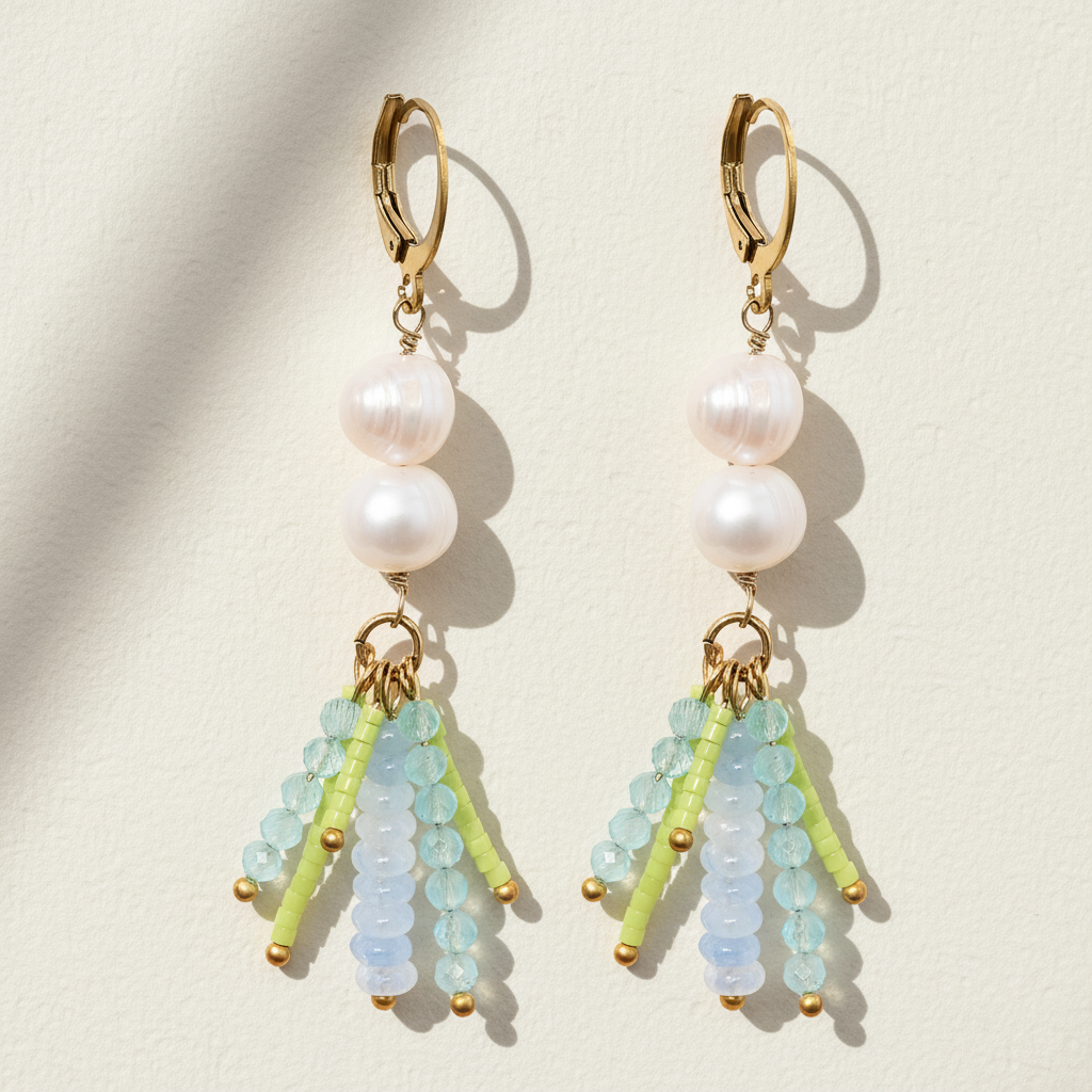 Boucles d'oreilles Celestial Jade