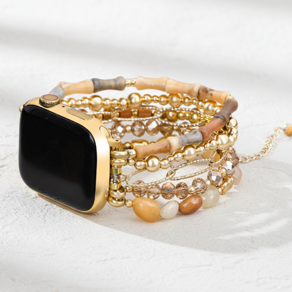 Bracelet Apple Watch Étirement Coucher de Soleil du Sahara