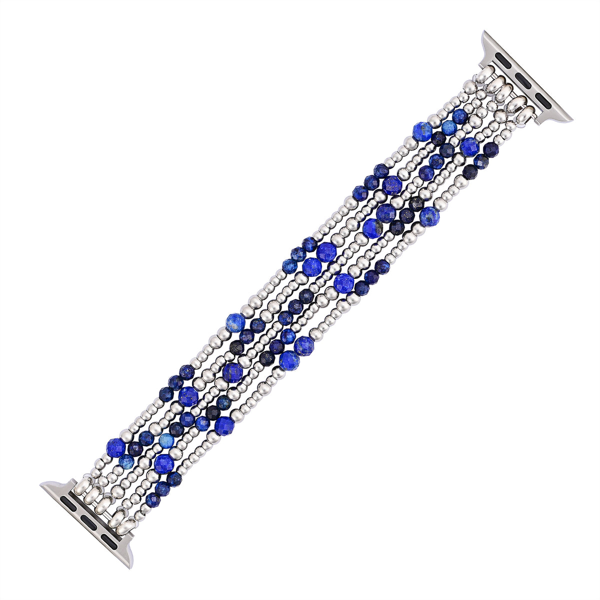 Bracelet extensible argent Azure Serenity pour Apple Watch