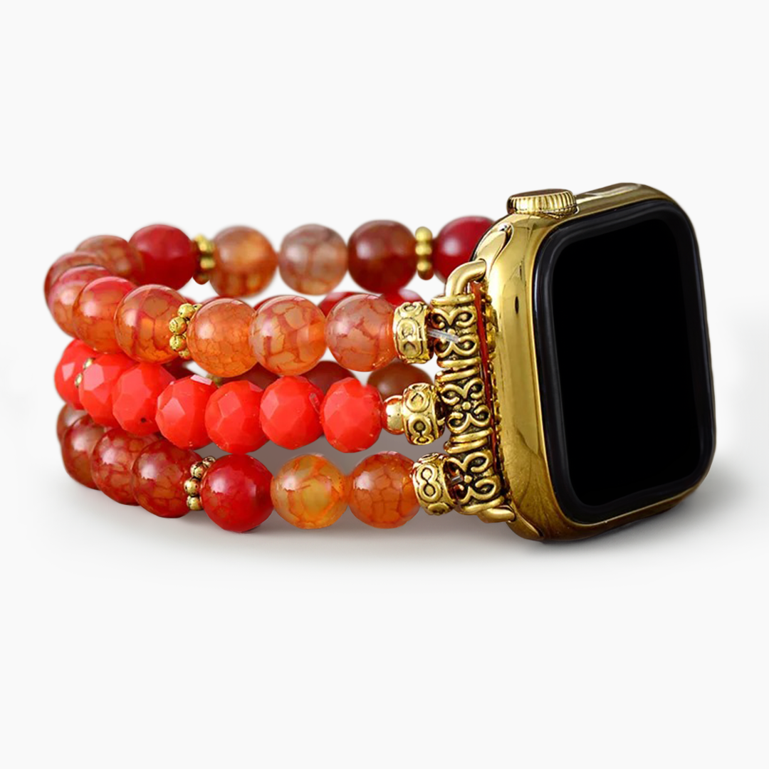 Bracelet extensible Ember Agate pour Apple Watch