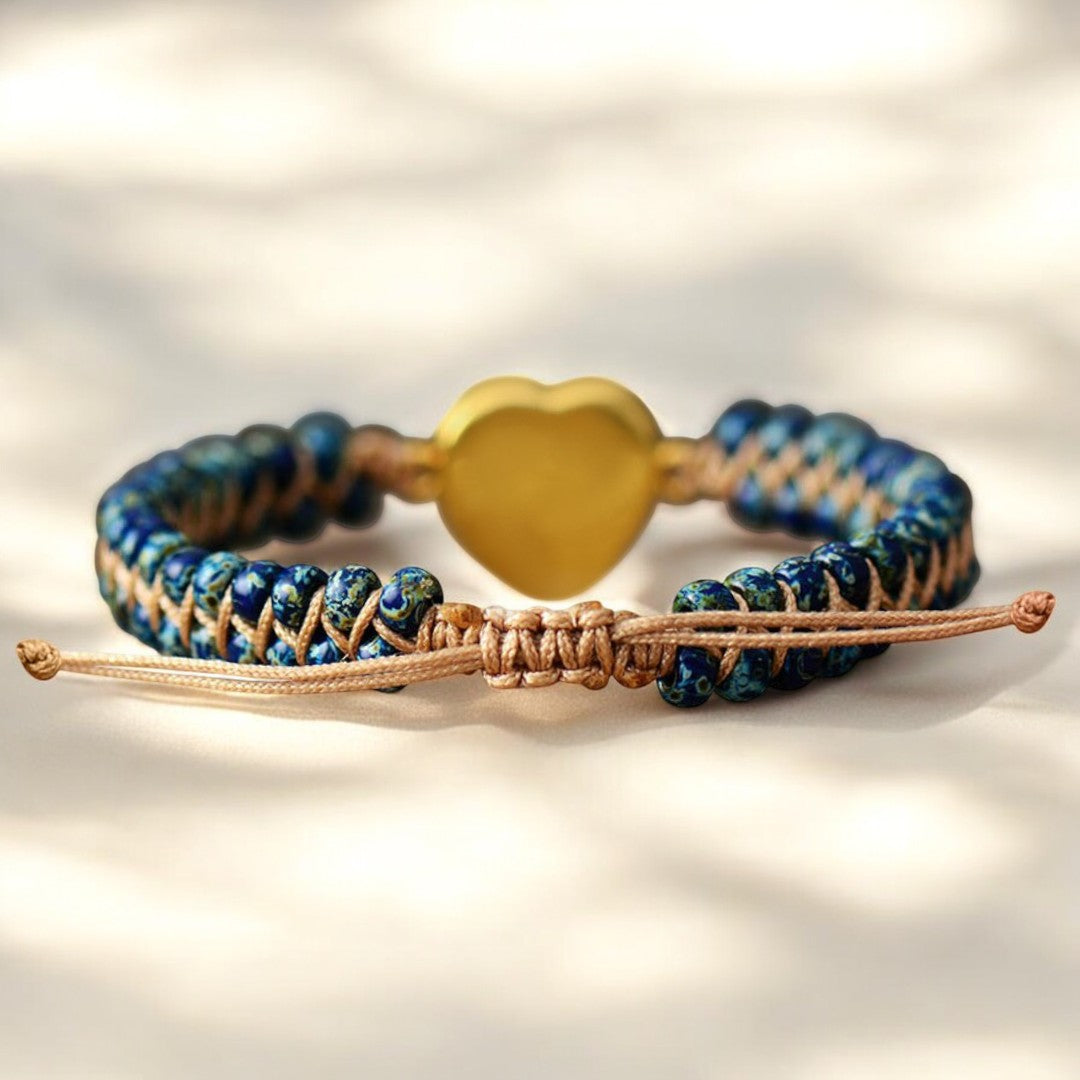 Bracelet Cœur Opale Amitié Éternelle