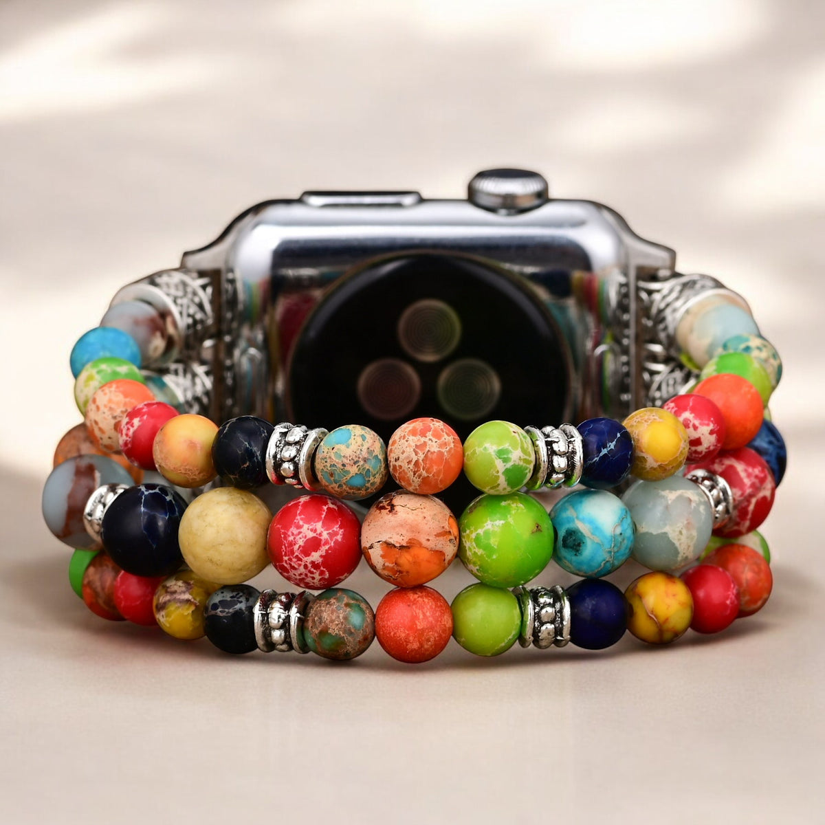 Bracelet Apple Watch extensible Chakra vibrant