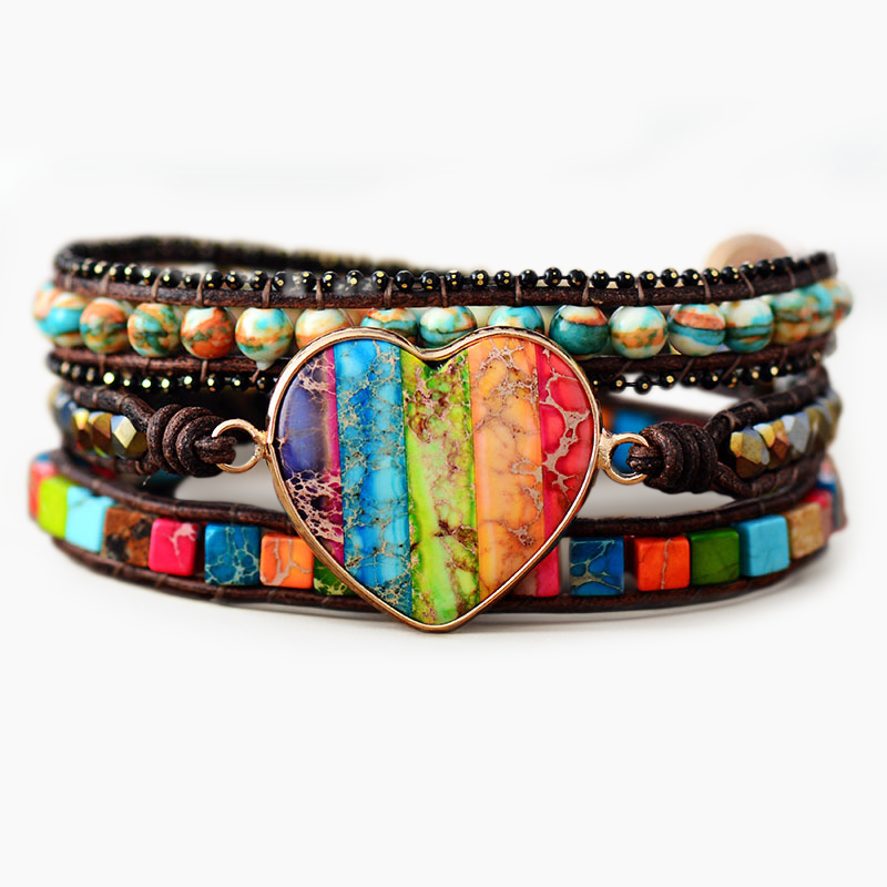 Bracelet enveloppant de protection Chakra Moonlight